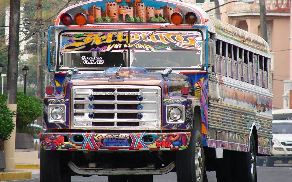Panama_Panama City_bunter Bus_Reisen Panama_Panama City_bunter Bus_Reisen